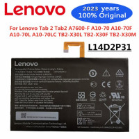 Оригинальный аккумулятор 2023 Years L14D2P31 для планшета Lenovo Tab 2