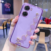 Чехол для Huawei Nova 10 Se с гальваническим покрытием сердечком