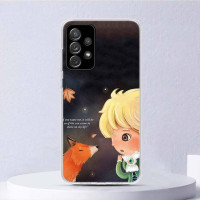 Мягкий мультяшный чехол The Little Prince Fox для Samsung Galaxy A52, A53, A32, A22, A12, тонкий чехол для телефона A33, A23, A13, A72, A73, A02S, A03S, A42