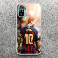 Мягкий чехол с принтом М-Месси для Xiaomi Redmi Note 11S 11T 10S 9S 8T 12 11 10 9 8 11E Pro Plus 7