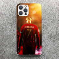Мягкий чехол с рисунком футбольного суперзвезды R-Роналду CR7 для iPhone 11 13 14 Pro Max 12 Mini, чехол для телефона XS XR X SE 7 Plus 8 7 P 6 6S 5 5