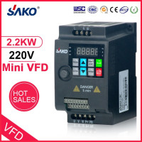 Инвертор SAKO VFD SKI780, 220 В переменного тока, 0,75 кВт, 1,5 кВт, 2,2 кВт, 1 л.с., преобразователь частоты переменного тока для управления скоростью двигателя