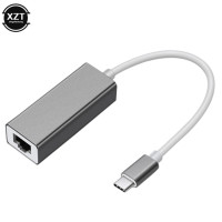 Внешний проводной адаптер USB C к RJ45 Ethernet Сетевая карта USB Type-C к Ethernet 10/100 Мбит/с Lan для MacBook Windows 7/8/10