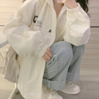 白色刺繡防曬衣女2023春夏季新款輕薄外套透氣戶外小個子防曬服衫