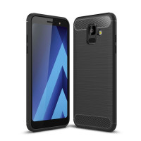 Чехол для Samsung Galaxy A8, A8 Plus из углеродного волокна