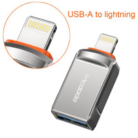 Адаптер для передачи данных Mcdodo USB 3,0 на Lightning OTG для iPhone 13 12 11 Pro XS Max XR X 8 7 6 iPad