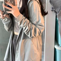 冰絲防曬衣服女輕薄款夏季大尺碼胖mm新款抗UV小個子開衫外套潮