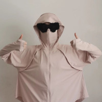 防曬衣女款薄款2023年夏季新款寬鬆抗UV冰絲透氣防曬服外套潮