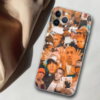 Чехол для телефона Marshall Mathers Eminem для iPhone 14 13 12 11 Pro Max XS X XR SE 2020 6 7 8 Plus, прозрачный мини-Чехол