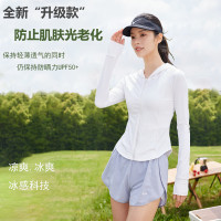 明星同款修身防曬衣抗UV遮陽戶外健身薄外套夏季透氣防曬服女