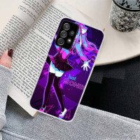 Симпатичный телефонный чехол DDLC Monika для Samsung Galaxy S23 S22 S21 Plus Ultra A12 A32 A53, прозрачный чехол для телефона