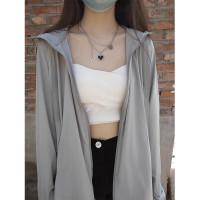 冰絲防曬衣女款2023新款透氣輕薄外套戶外遮陽寬鬆開衫防曬服騎車