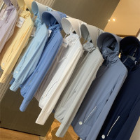 IN BLUE 線下498！冰感爽滑情侶款大帽簷防曬衣連帽冰絲皮膚