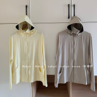 娜比】冰絲涼感防曬衣女UPF50+新款抗UV連帽護臉防曬服夏