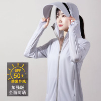 電動車防曬衣女2023新款全身夏季抗UV透氣騎車冰絲防曬服外套