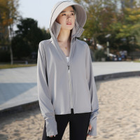 防曬衣女款夏季薄抗UV透氣upf50+冰絲開衫外套2023新款防曬服