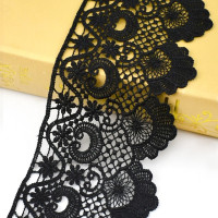 2/5 метров белая черная вышивка кружевная отделка свадебное платье декоративная лента для одежды отделка своими руками