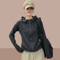 防曬衣女士2023夏季新款連帽薄款冰絲透氣大尺碼休閒開衫外套防曬服