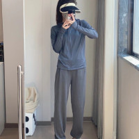 深灰色防曬衣女款夏季2023新款抗UV輕薄款戶外涼感遮陽防曬服