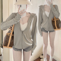 冰絲防曬衣女2023新款夏薄款抗UV戶外透氣拉鍊開衫防曬服外套