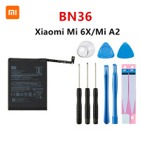 Оригинальный аккумулятор Xiao mi 100% BN36 3010 мАч для Xiaomi Mi 6X Mi6X Mi A2 MiA2 BN36 высококачественные сменные батареи для телефона + Инструменты