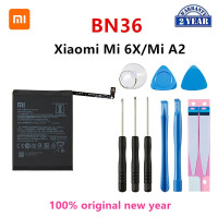 Оригинальный аккумулятор Xiao mi 100% BN36 3010 мАч для Xiaomi Mi 6X Mi6X Mi A2 MIA2 BN36 высококачественные сменные батареи для телефона + Инструменты