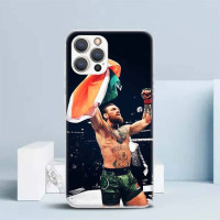 Мягкий чехол Conor McGregor для iPhone 14 13 12 Mini 11 Pro Max, чехол для телефона с рисунком X XS XR 7 Plus 8 + 6 6S 5 SE, чехол с рисунком