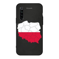 Черный мягкий чехол для телефона с флагом Польши для Realme GT 2 9i 8i 7i Pro X50 X2 C35 C21 C20 C11 C3