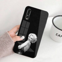 Чехол для телефона с изображением эротичной девушки Мэрилин Монро для Huawei P50 P40 P30 P20 Pro Mate 40 30 20 Pro Nova 9 8 7 PC стеклянный чехол для телефона Funda