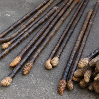 紫竹根柺杖老人用防滑戶外登山文玩手杖老年捌扙徒步爬山竹子柺棍