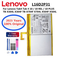 2023 оригинальный аккумулятор L16D2P31 для Lenovo Tab4 Tab 4 10 / 10 REL / 10 PLUS TB-X304L X304F TB-X704F X704L X504F X504L Batteria