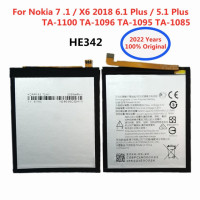 Новый Сменный аккумулятор HE342 3060 мАч для Nokia 7,1/X6 2018 6,1 Plus/5,1 Plus, высококачественные аккумуляторные батареи для телефона