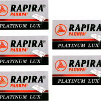 Rapira Platinum Lux лезвия для бритвенных станков классические (РАПИРА). 25 шт.