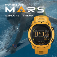 NORTH EDGE  Mars Digital Watch Men's Sports Watches Dual