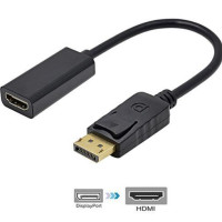 Переходник для порта дисплея DP папа-DVI HDMI-совместимый VGA Аудио мама