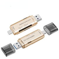 Высокоскоростной кардридер OTG адаптер USB к Type C /USB /TF /SD кардридер памяти otg адаптер для Xiaomi Huawei аксессуары для телефонов