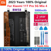 100% Оригинальный Xiaomi 11T Pro 5G Mix 4 Mix4 перезаряжаемая батарея BM58 сотовый телефон Встроенный литий-ионный аккумулятор 5000 мАч запасные батареи