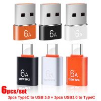 Переходник USB 3,0 на USB Type-C, 6 А