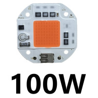 LED COB-чип полного спектра для освесветильник растений, 220-110 В переменного тока, 10 Вт, 20 Вт, 30 Вт, 50-100 Вт