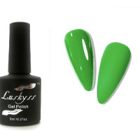 гель лак,UV,Luskyss,8мл,L019,яркий лайм