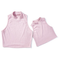 Повседневный Топ Joyccin без рукавов, летний женский спортивный жилет, однотонные футболки, сексуальная приталенная одежда Y2K, модная майка с высоким воротником для мам и детей