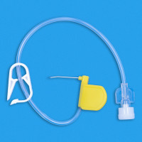 Игла Губера (Huber)  KDL бабочка с крыльями и инфузионной линией 20G (0,9 мм) 20 мм