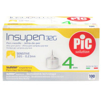 Иглы для шприц-ручки INSUPEN (Инсупен): 32Gх5/32", 0.23 мм х 4 мм- 100 штук