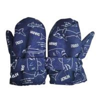 1 шт. водонепроницаемые ветрозащитные лыжные Зимние перчатки для детей малышей Мультяшные утепленные флисовые теплые зимние детские перчатки для девочек и мальчиков