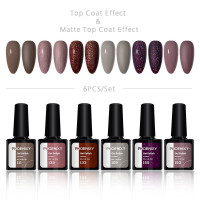 PHOENIXY/Набор гель-лаков 6шт.  Гель-лаки для маникюра и педикюра