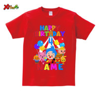 Рубашки на день рождения для семейвечерние, рубашка для девочки, семейная Одинаковая одежда, наряды, Детская рубашка, рубашка для мальчика, одежда, Детская летняя одежда