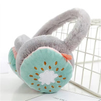 Детская повязка на голову, наушники, зимние уличные теплые наушники с кроликом, плюшевые толстые мягкие регулируемые наушники, аксессуары для девочек от 6 лет