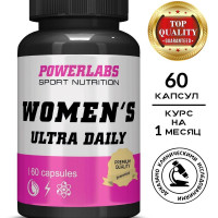 PowerLabs Витамины для женщин WOMEN'S ULTRA DAILY 60 капсул