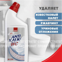 Чистящее средство для унитаза Antikalk WC 750 мл