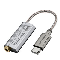 Hi-Fi аудио чип-декодер KEYSION USB TYPE C до 3,5 мм DSD256 32 бит 384 кГц